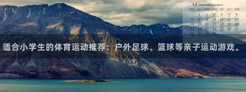 适合小学生的体育运动推荐：户外足球、篮球等亲子运动游戏。